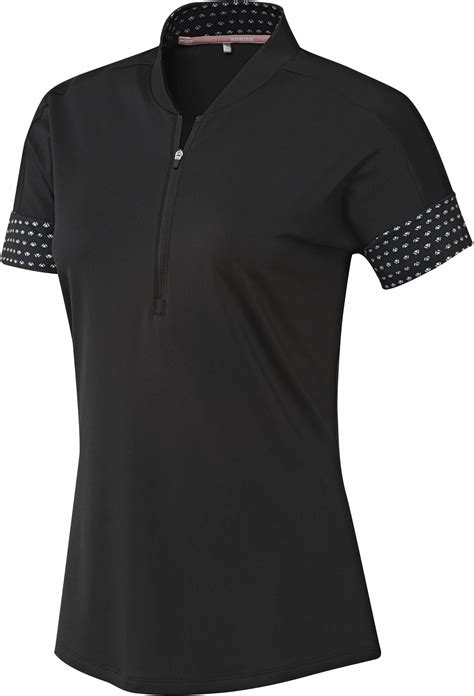 adidas poloshirt damen schwarz|schwarze Poloshirts für Damen .